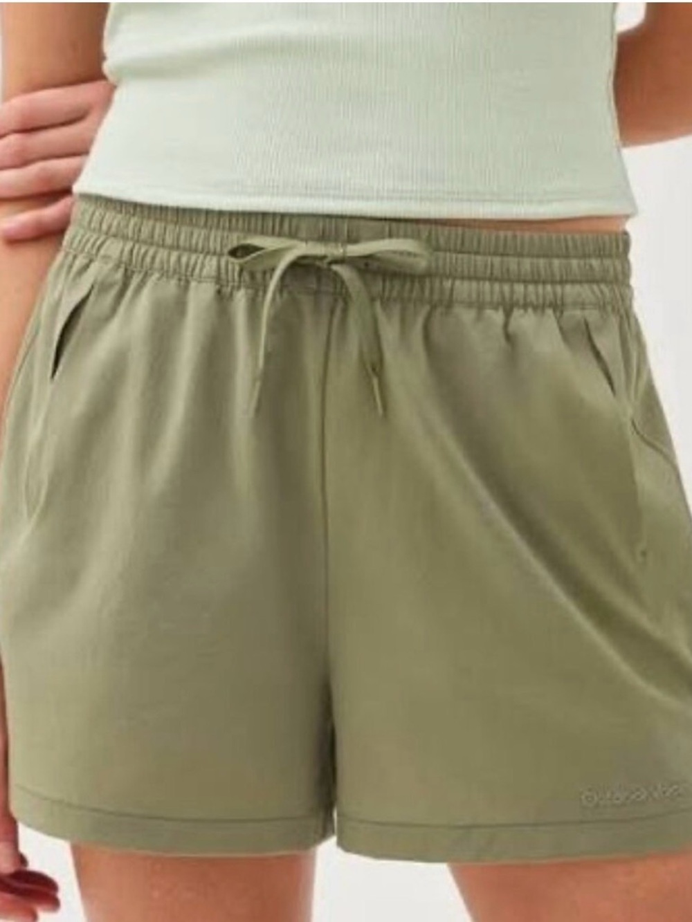 Outdoor Voices Doing Things Green Shorts, Large